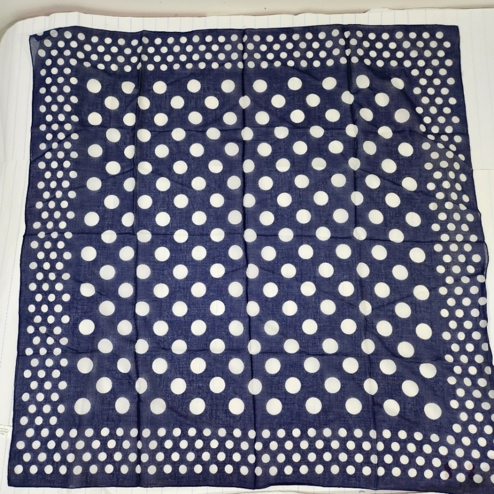 Laura Ashley cotton scarf made in 🇮🇹 italy